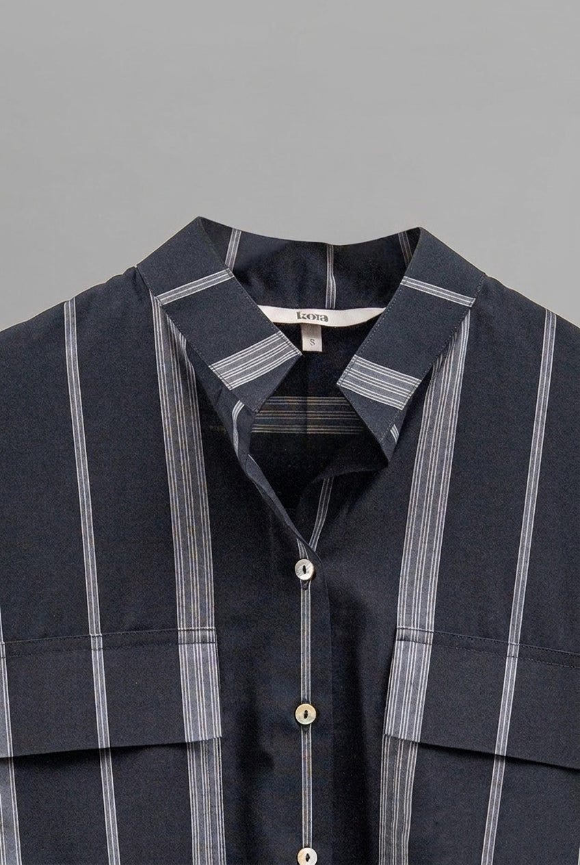 Striped Cotton Smart Casual Shirt