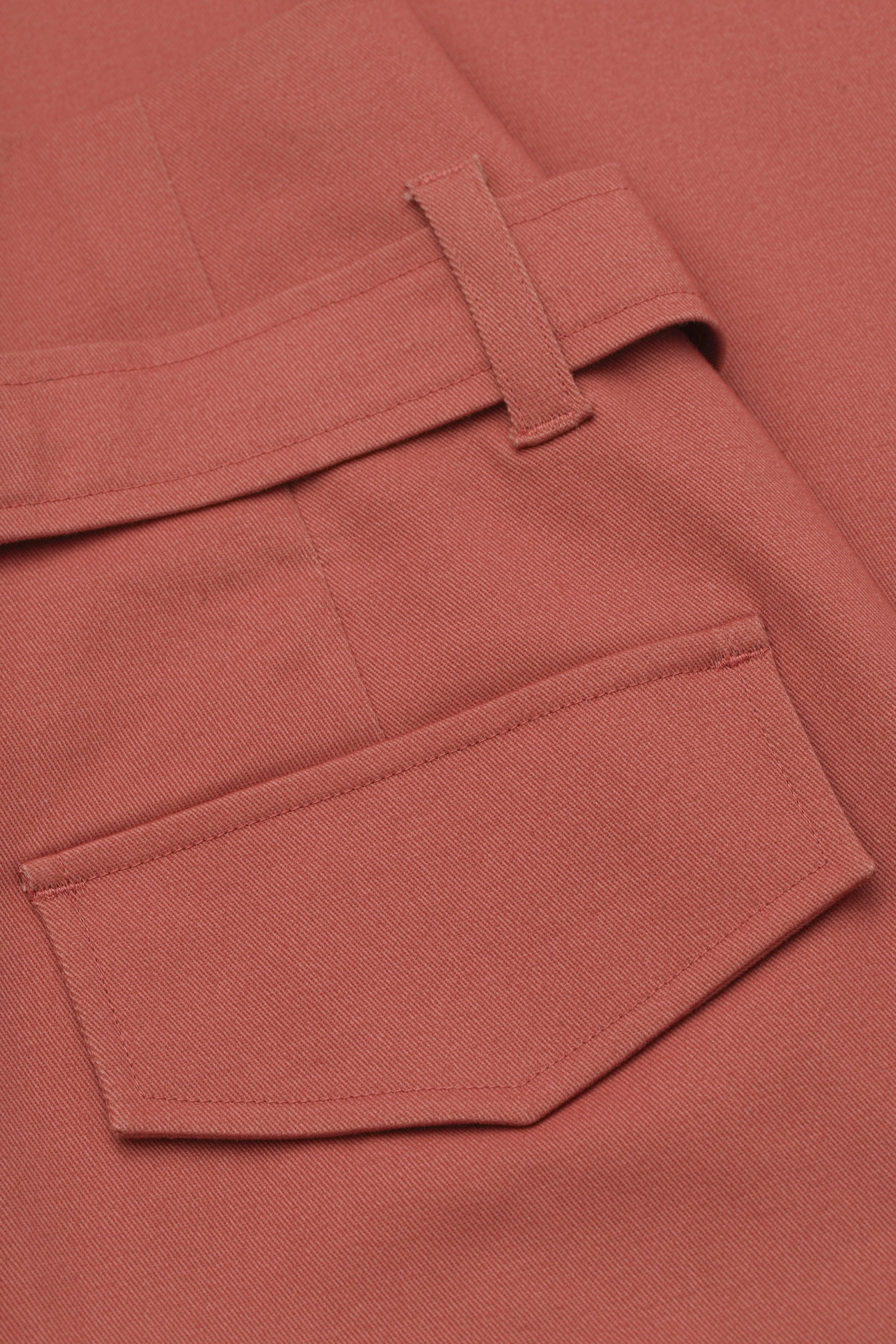 Regular Fit Paper Bag Pants
