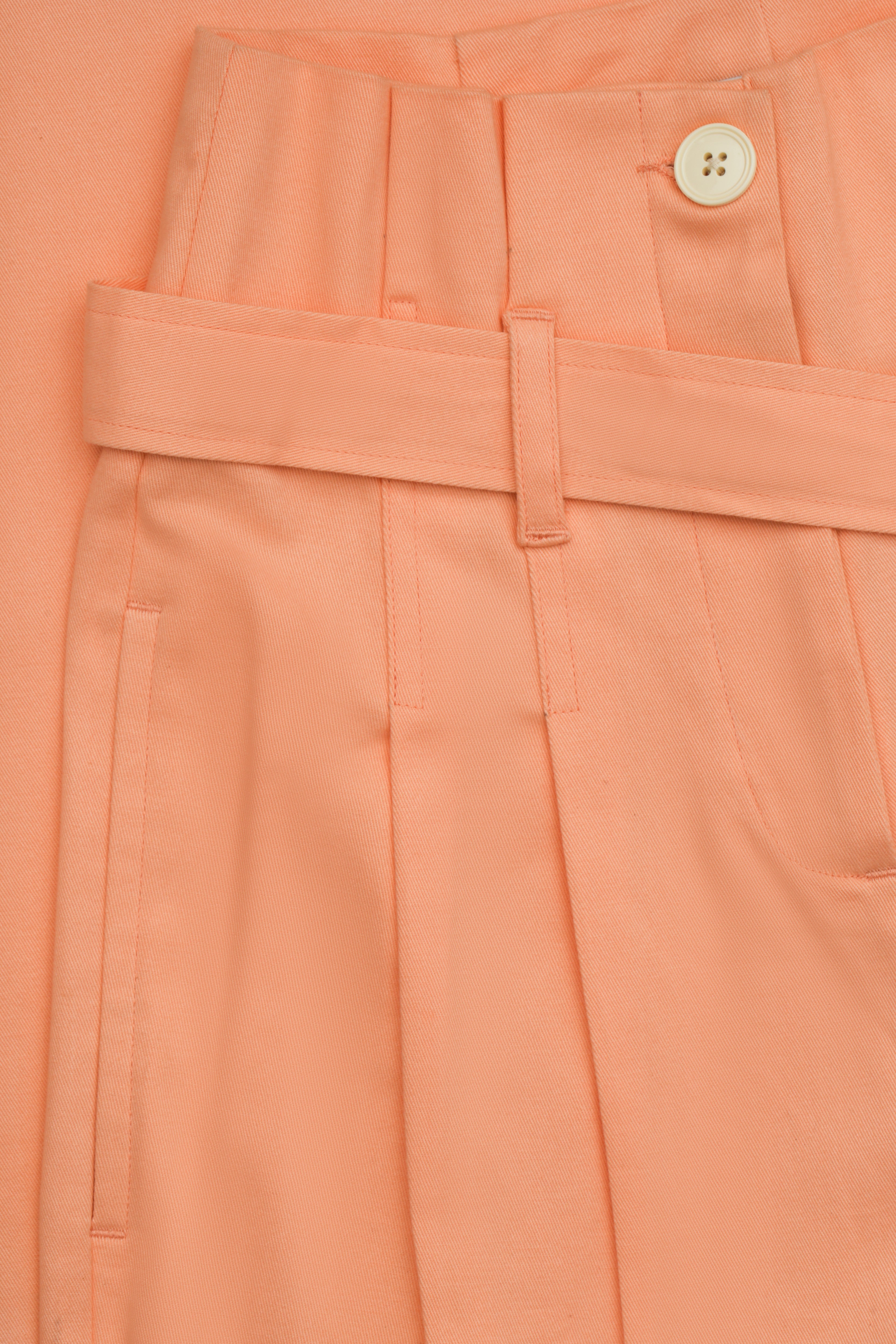 Regular Fit Paper Bag Pants