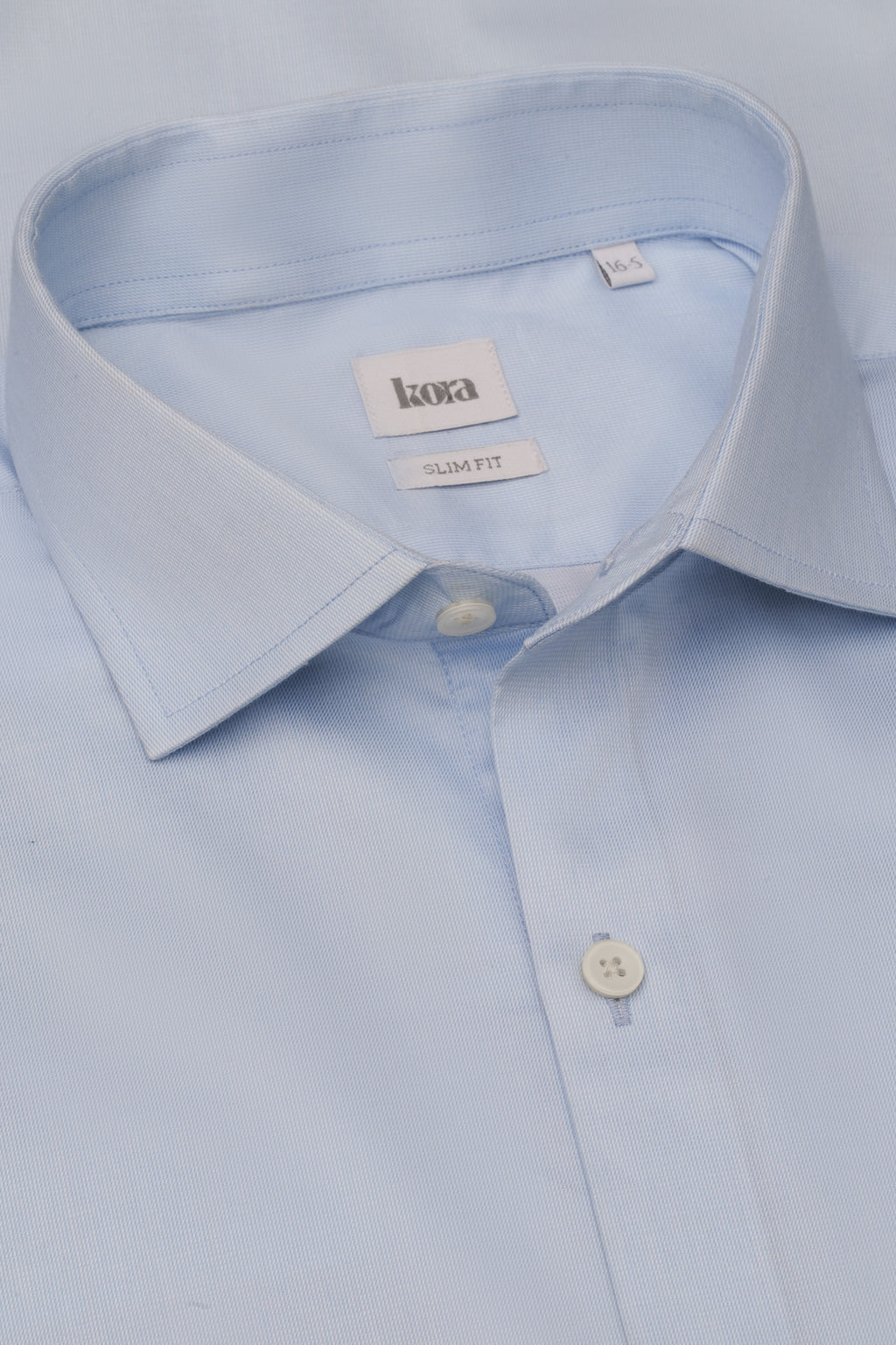 Cutaway Collar Textured Shirt
