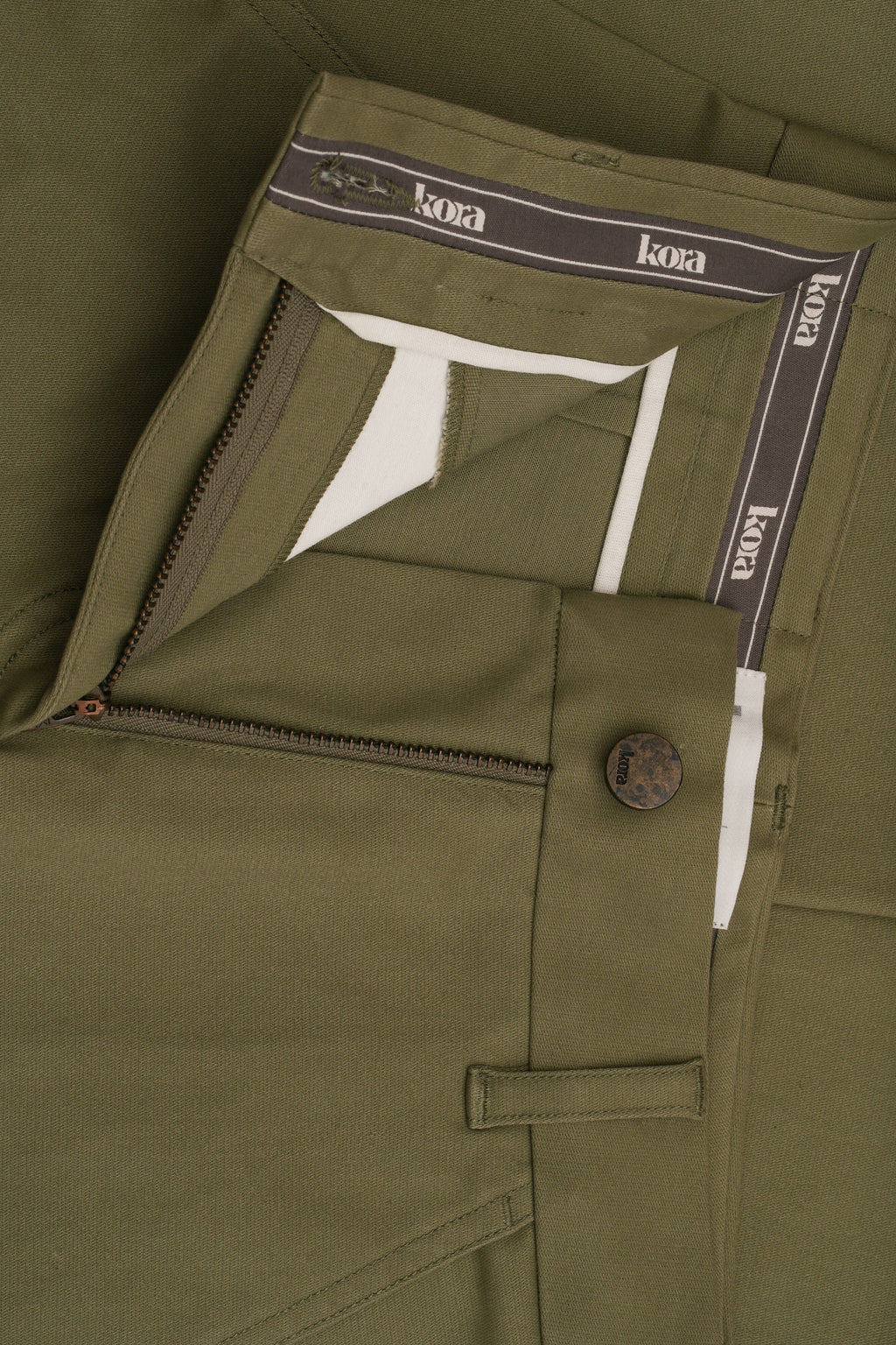 Cropped Length Barrel Pants