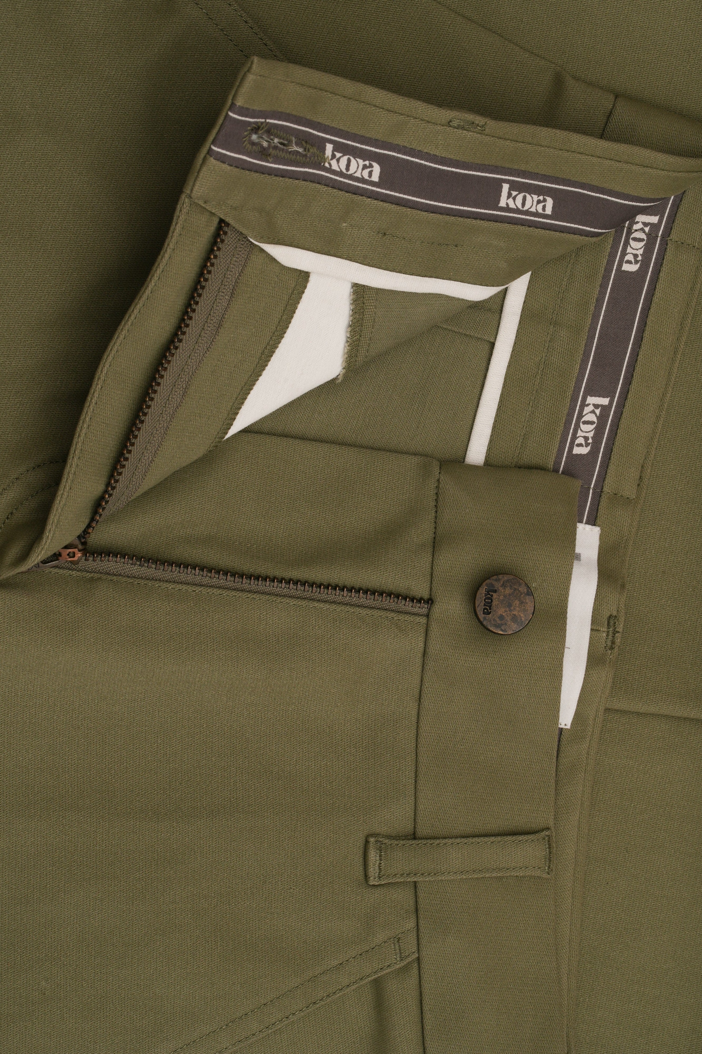 Cropped Length Barrel Pants