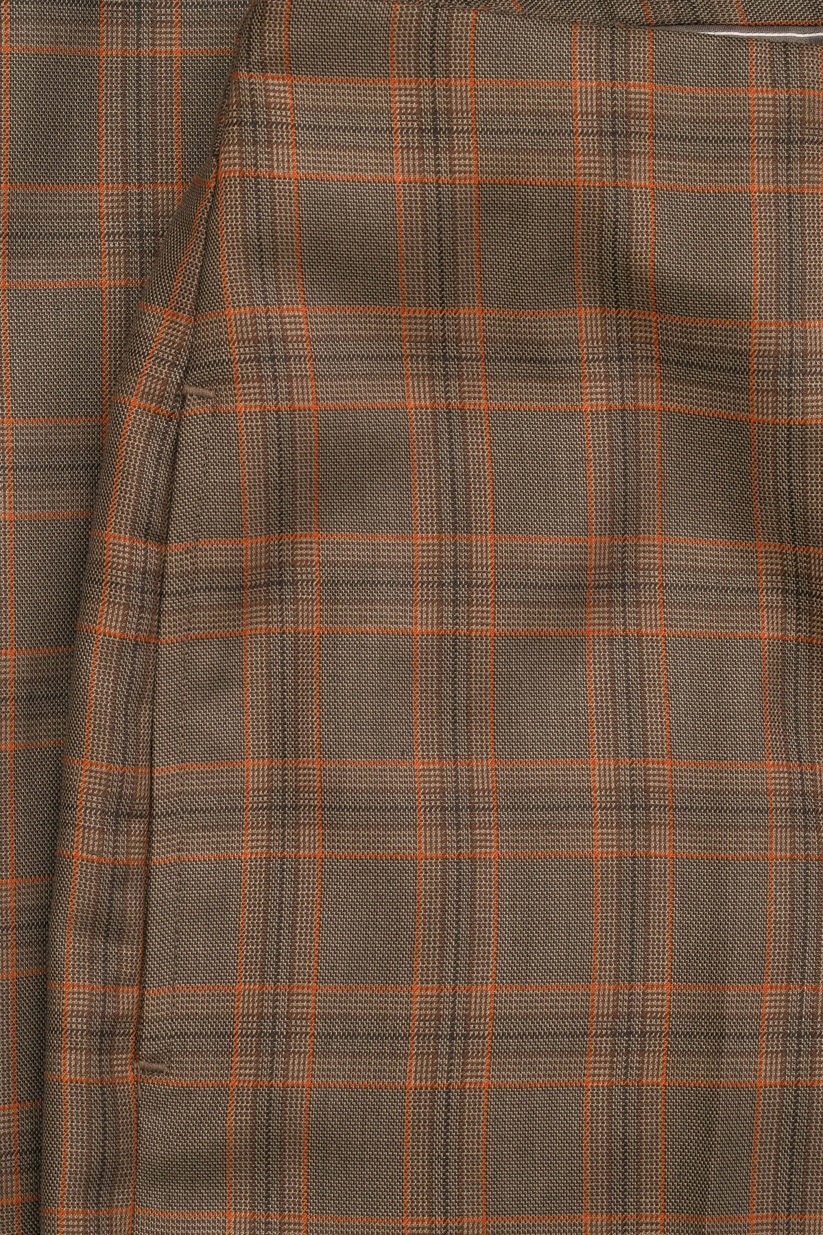 High Waist Checkered Pants