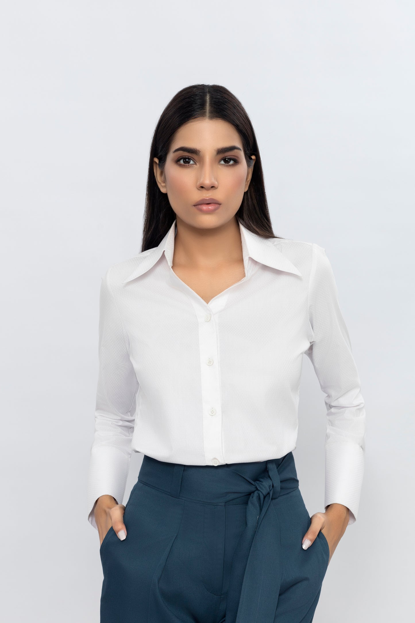 Tailored Fit Cotton Stretch Shirt