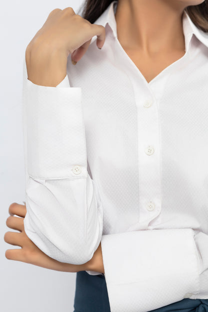 Tailored Fit Cotton Stretch Shirt