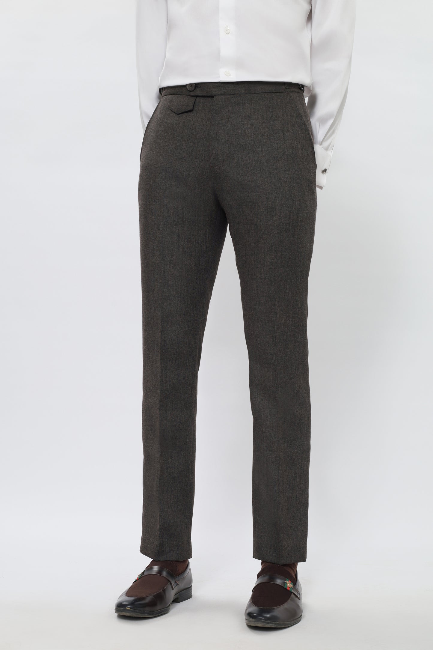 Pants With Adjustable Side Buckles