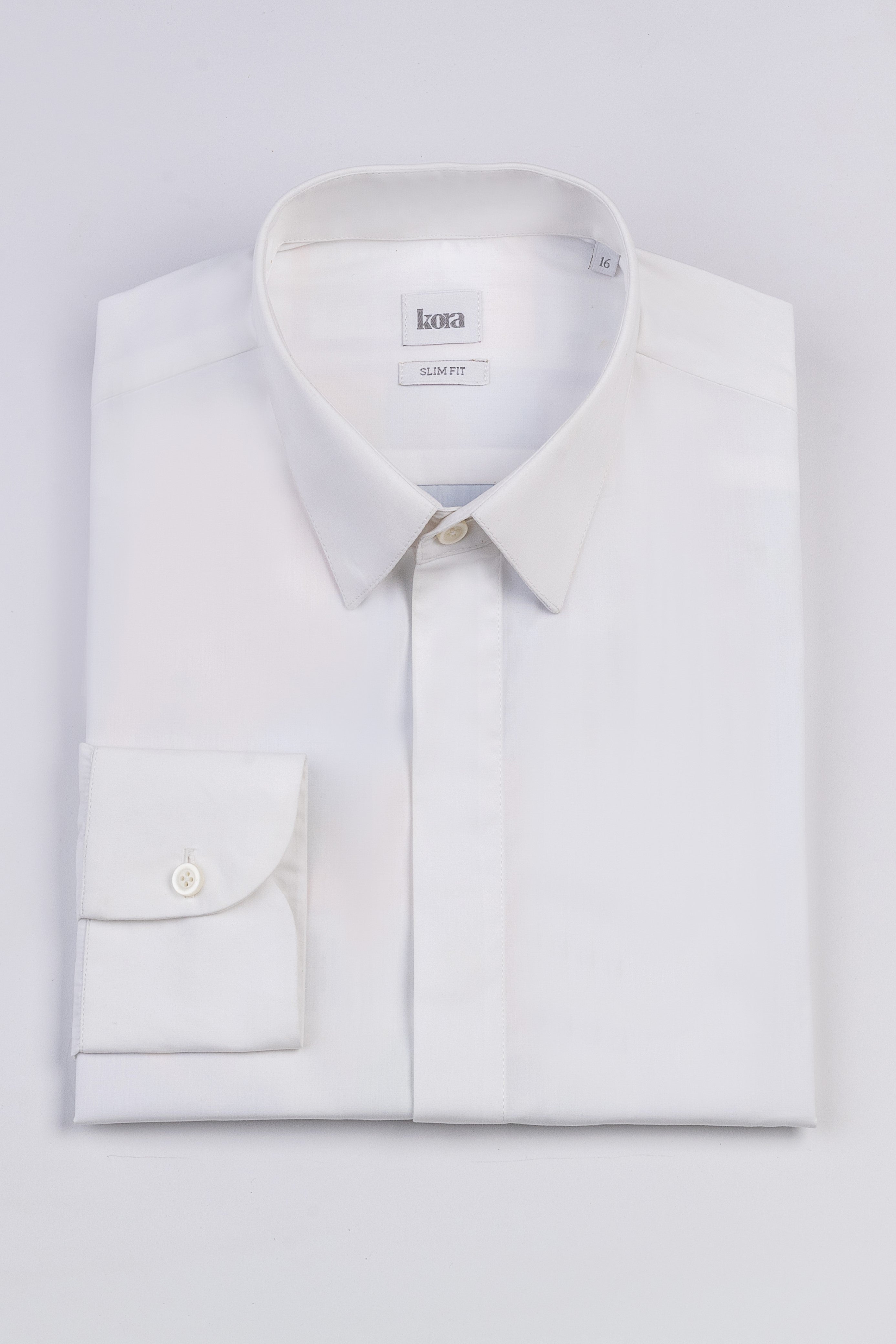 Cotton Blend Classic Collar Shirt