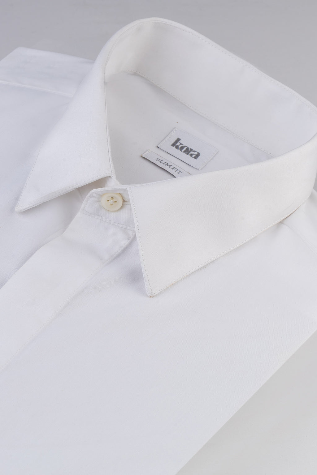 Cotton Blend Classic Collar Shirt