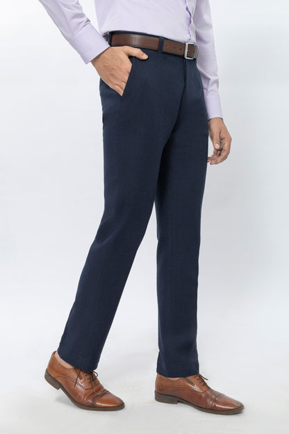 Slim Leg Textured Pants