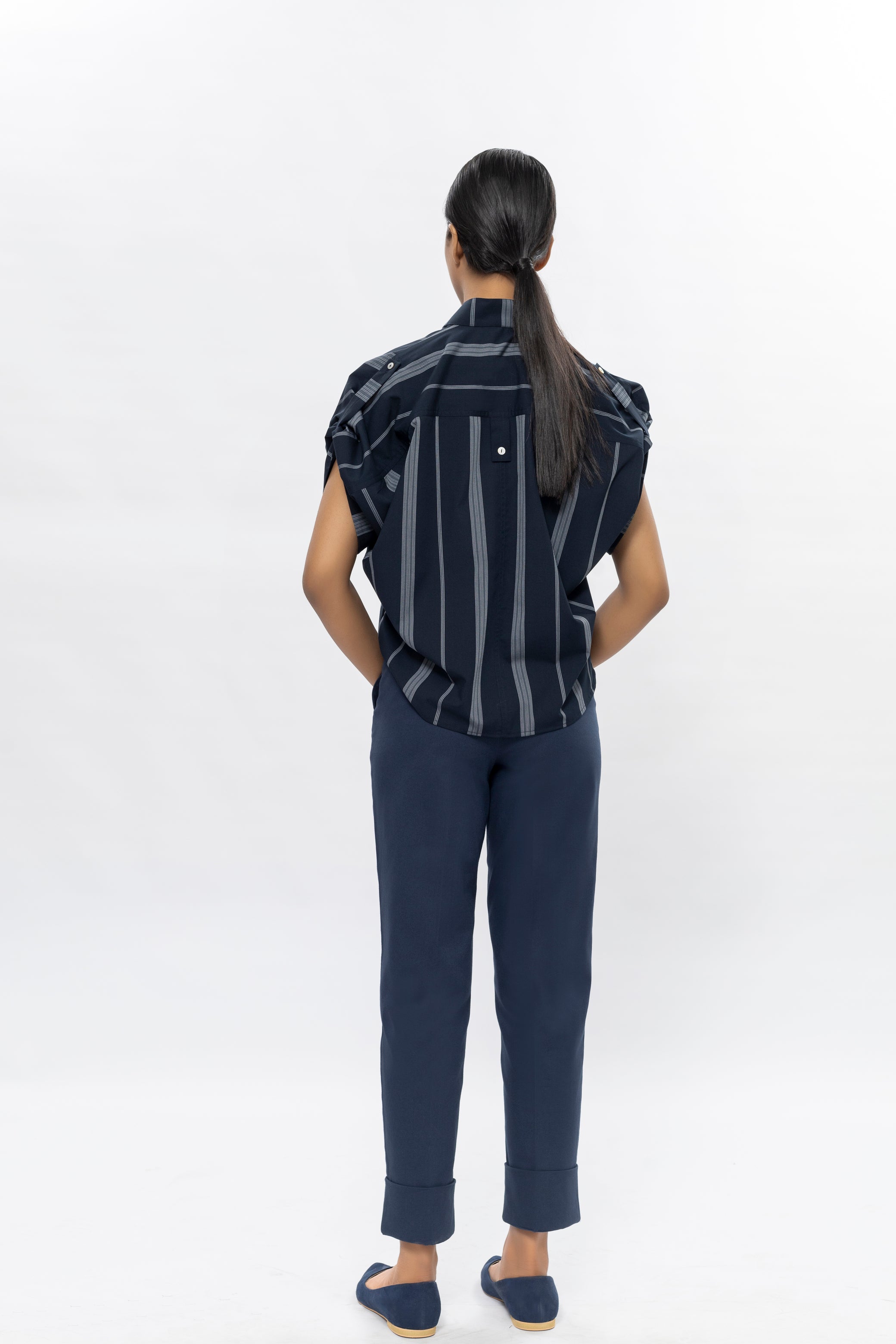 Striped Cotton Smart Casual Shirt