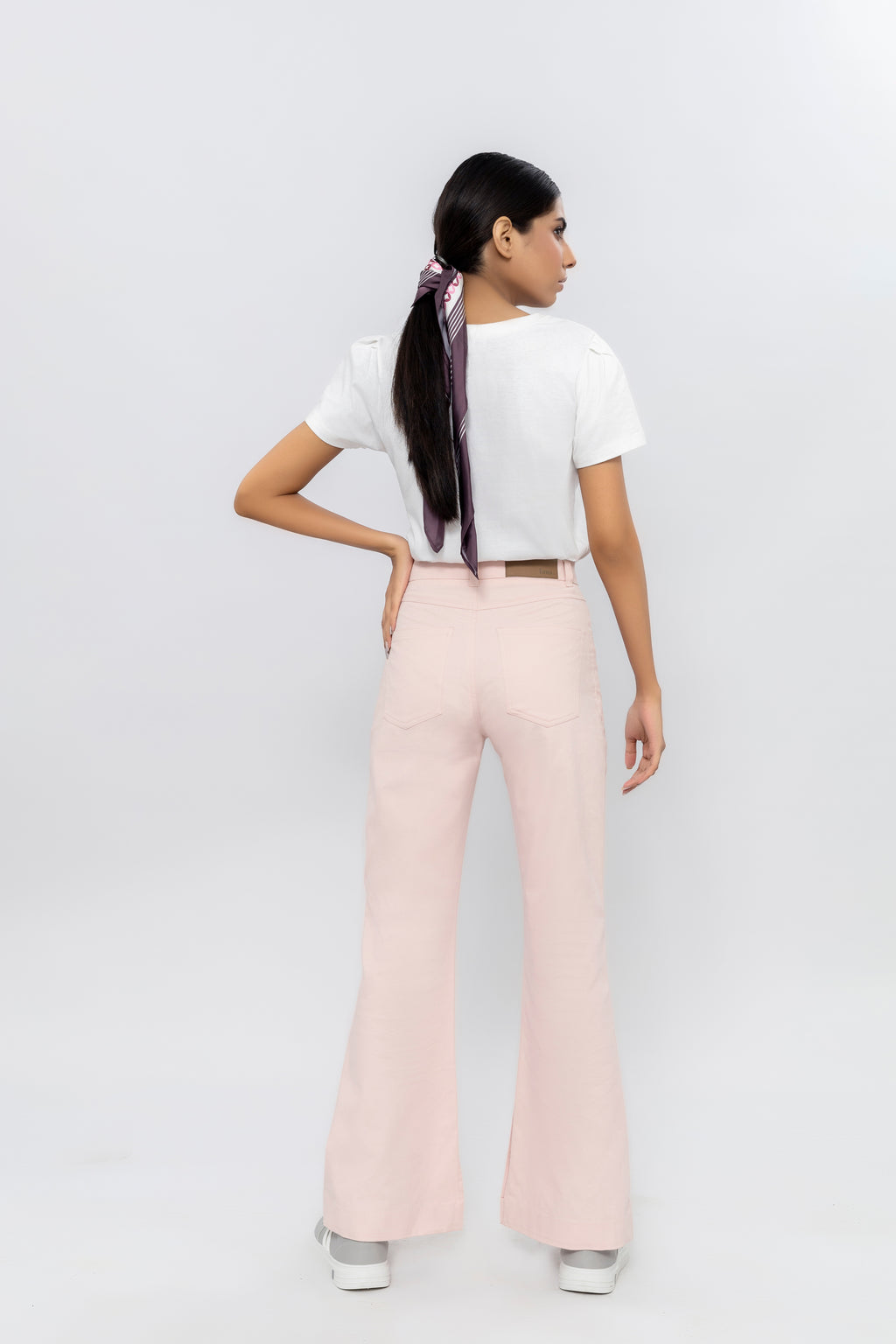 Cotton Stretch Flared pants
