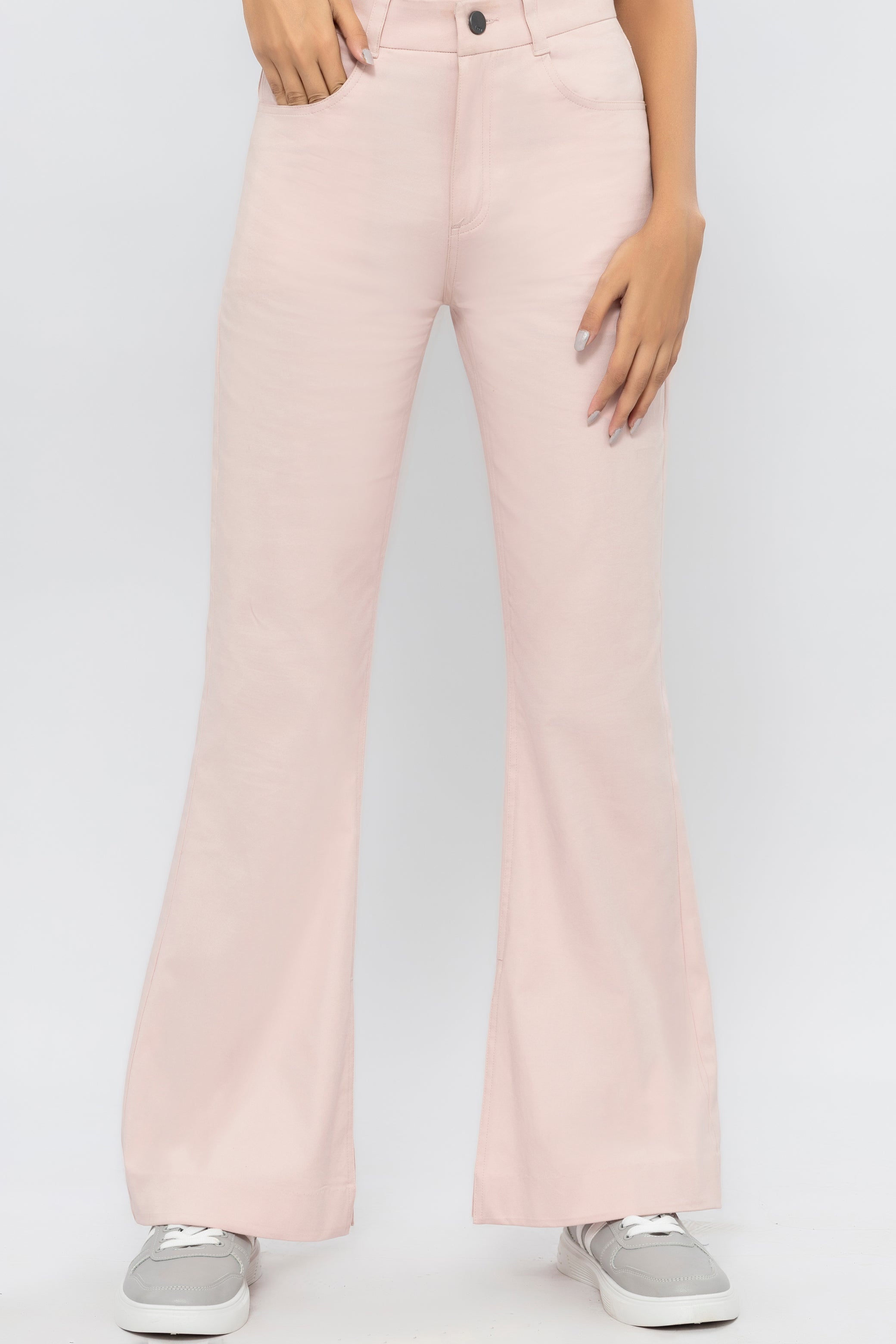 Cotton Stretch Flared pants