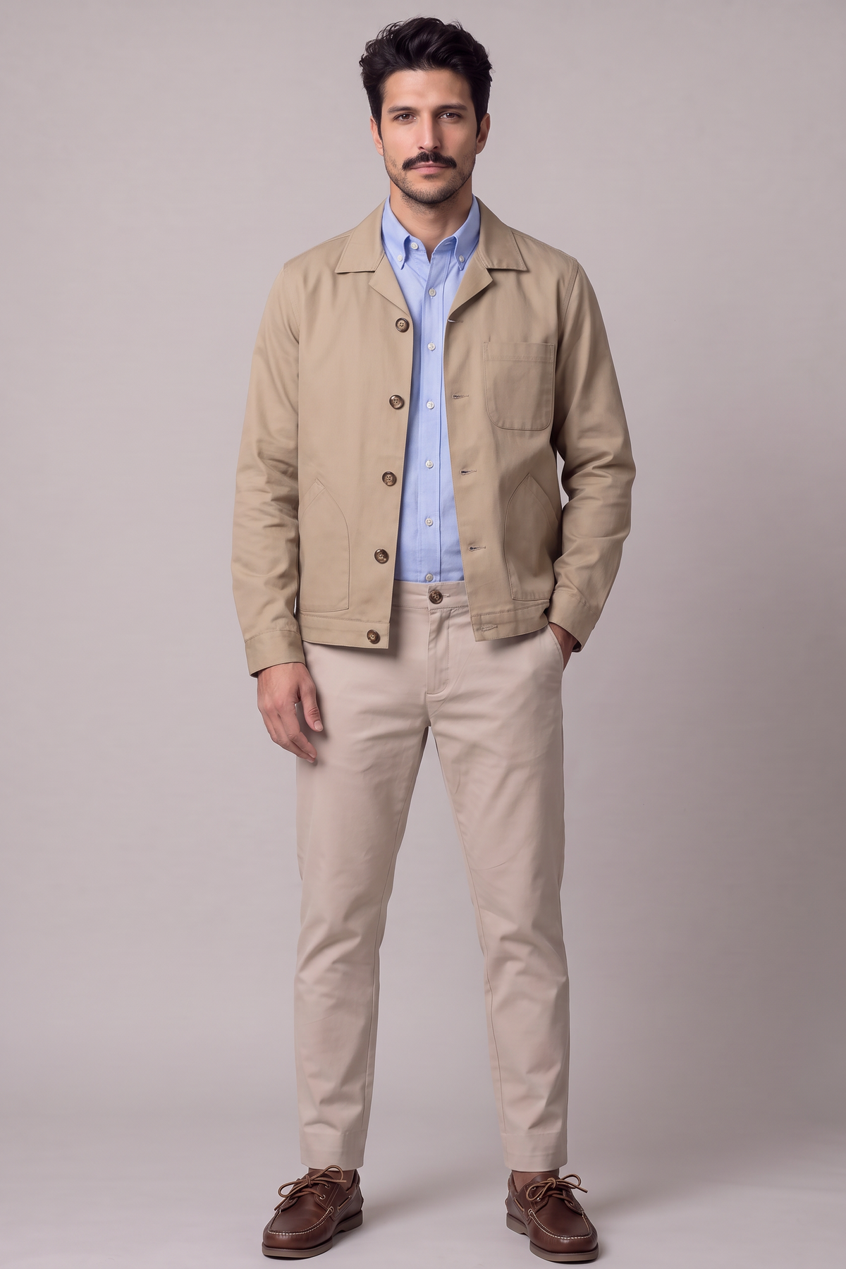 Cotton Twill Shacket