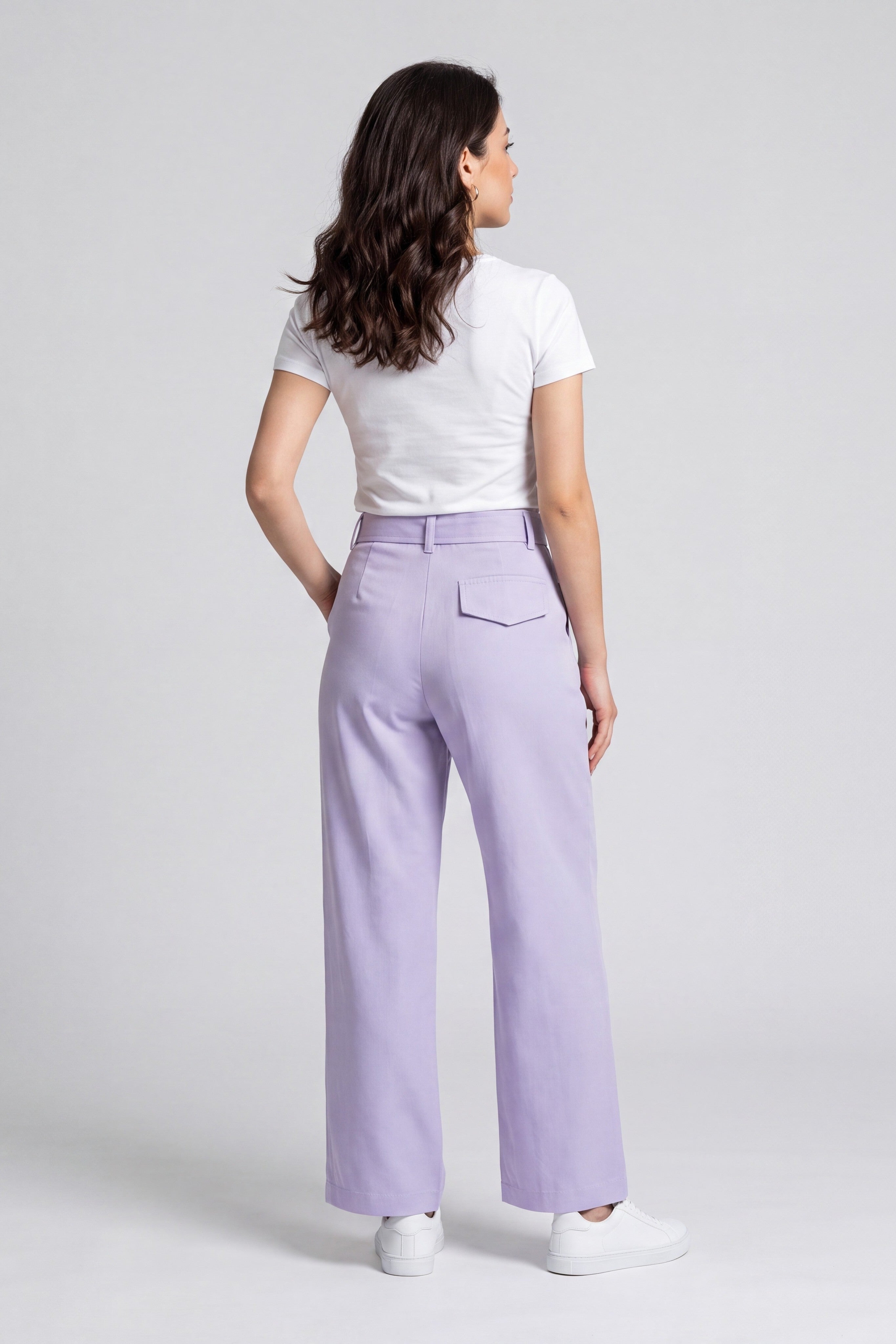 Regular Fit Paper Bag Pants