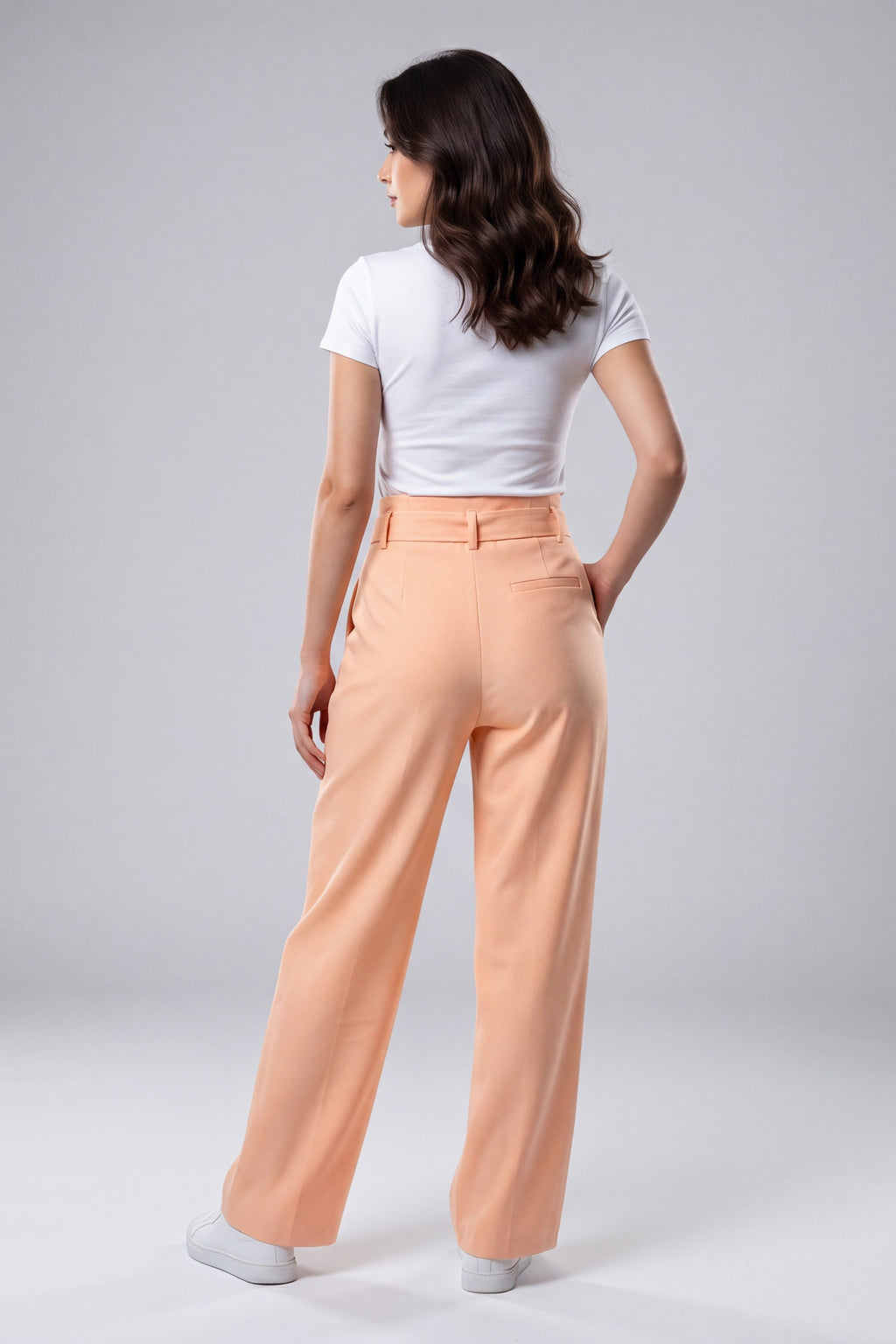 Regular Fit Paper Bag Pants