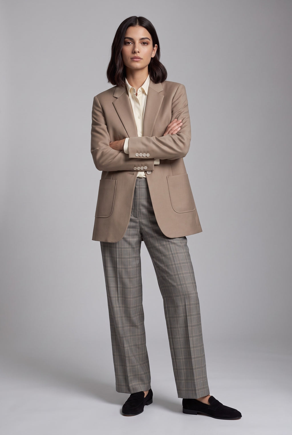 Oversized Patch Pocket Blazer