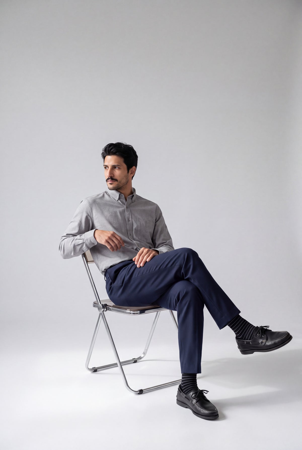 Slim Leg Textured Pants