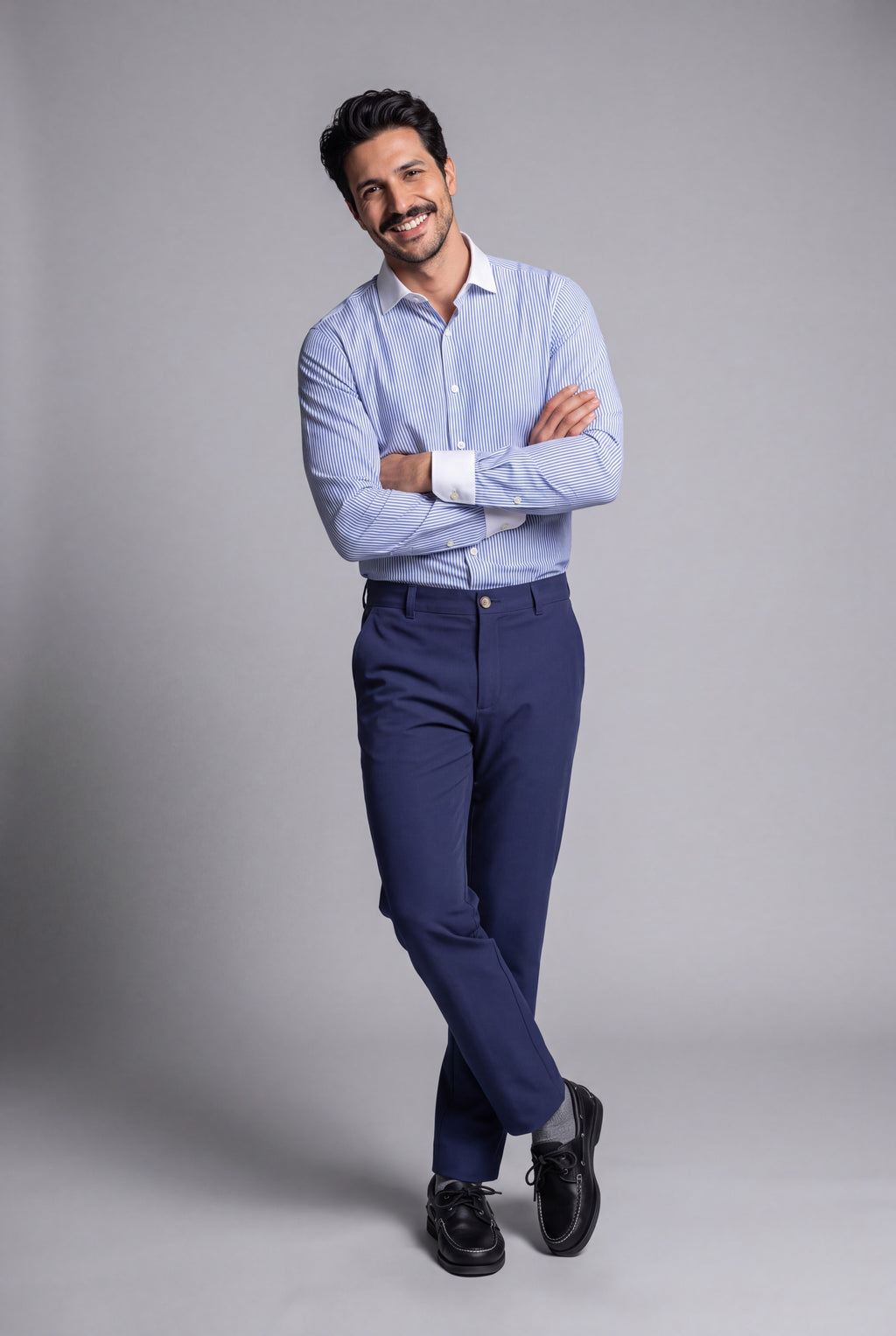 Wrinkle Free Striped Shirt